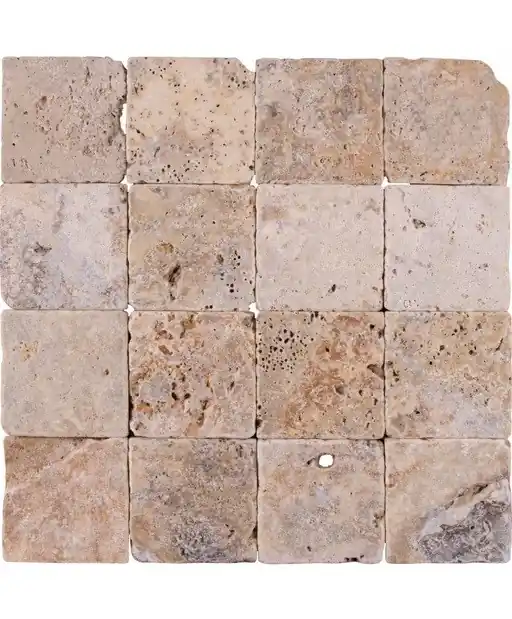 Klink Trawertyn 10x10x1 cm Scabos 99523021