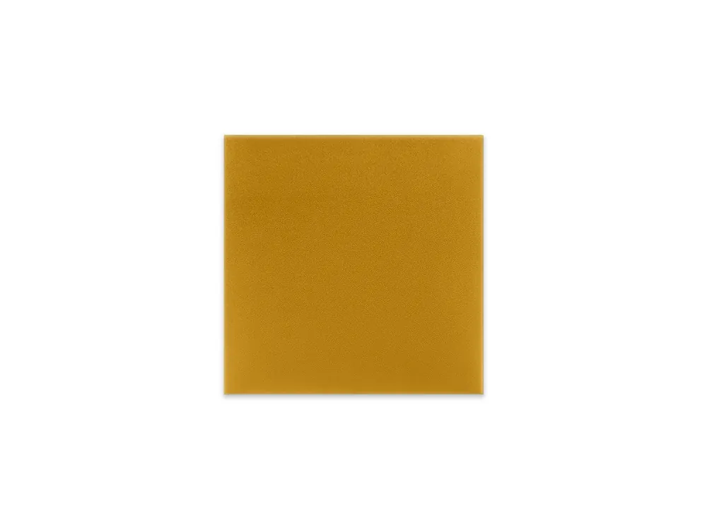 Żółty panel tapicerowany 30x30 Welur kwadrat