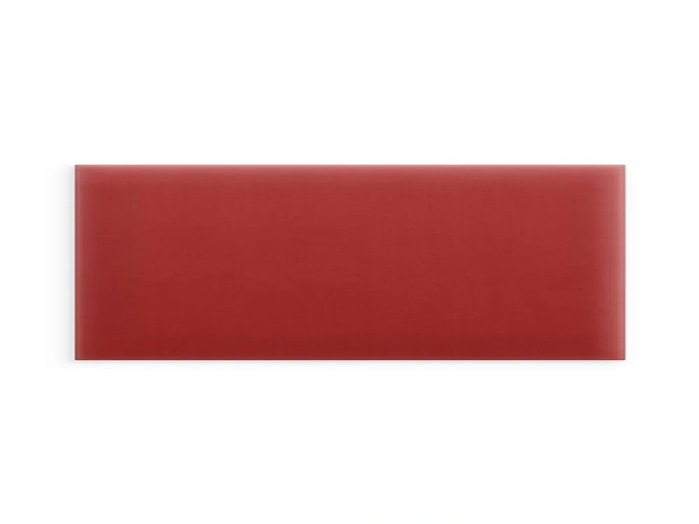 Czerwony panel tapicerowany 90x30 Magic Velvet prostokąt