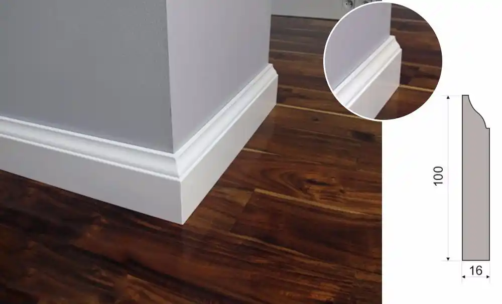 Listwa przypodłogowa MDF C34