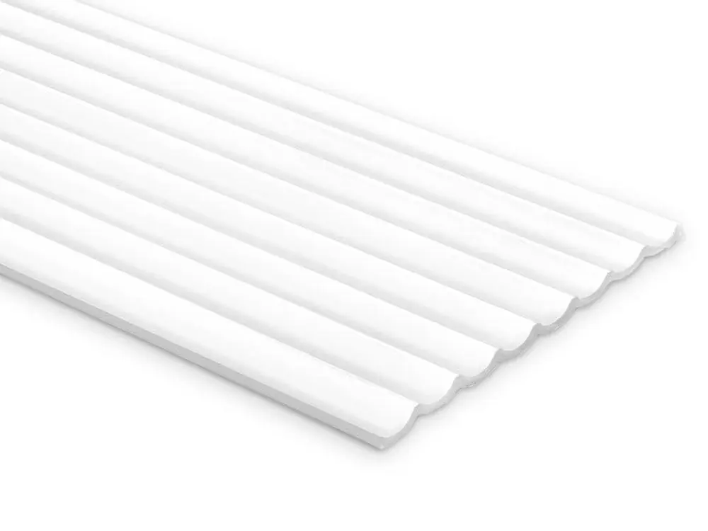 Panel ścienny premium WP002TP pomalowany na biało Lumio 200 cm Mardom Decor