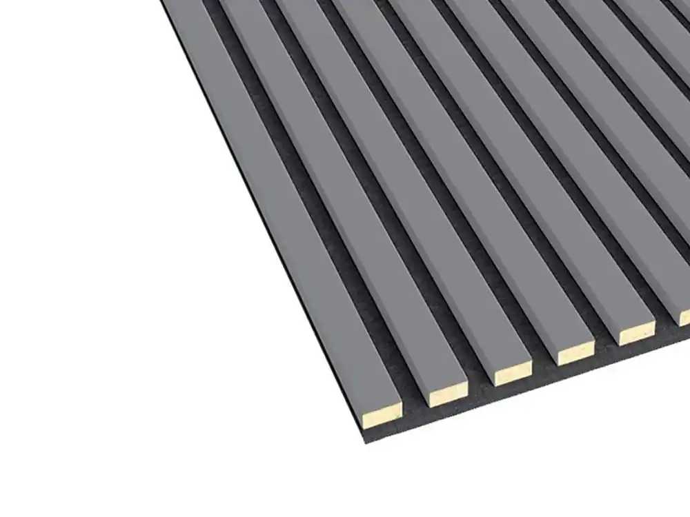 Panel 3D na filcu 60x60 - Szary - LAMEO