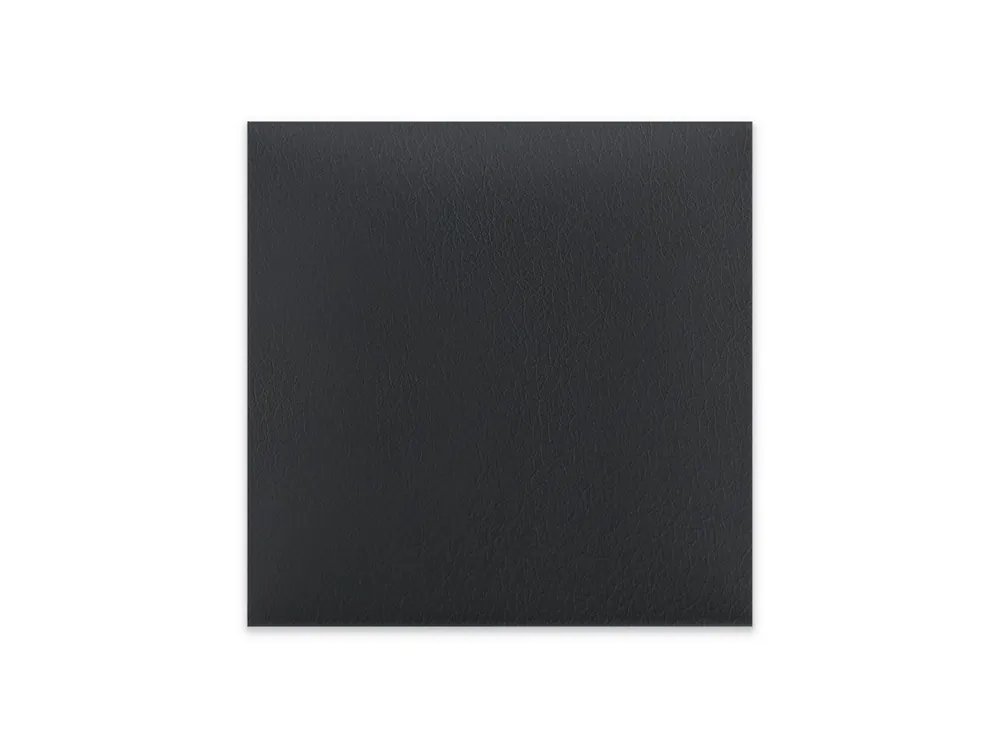Grafitowy panel ścienny tapicerowany 50x50 Ekoskóra kwadrat