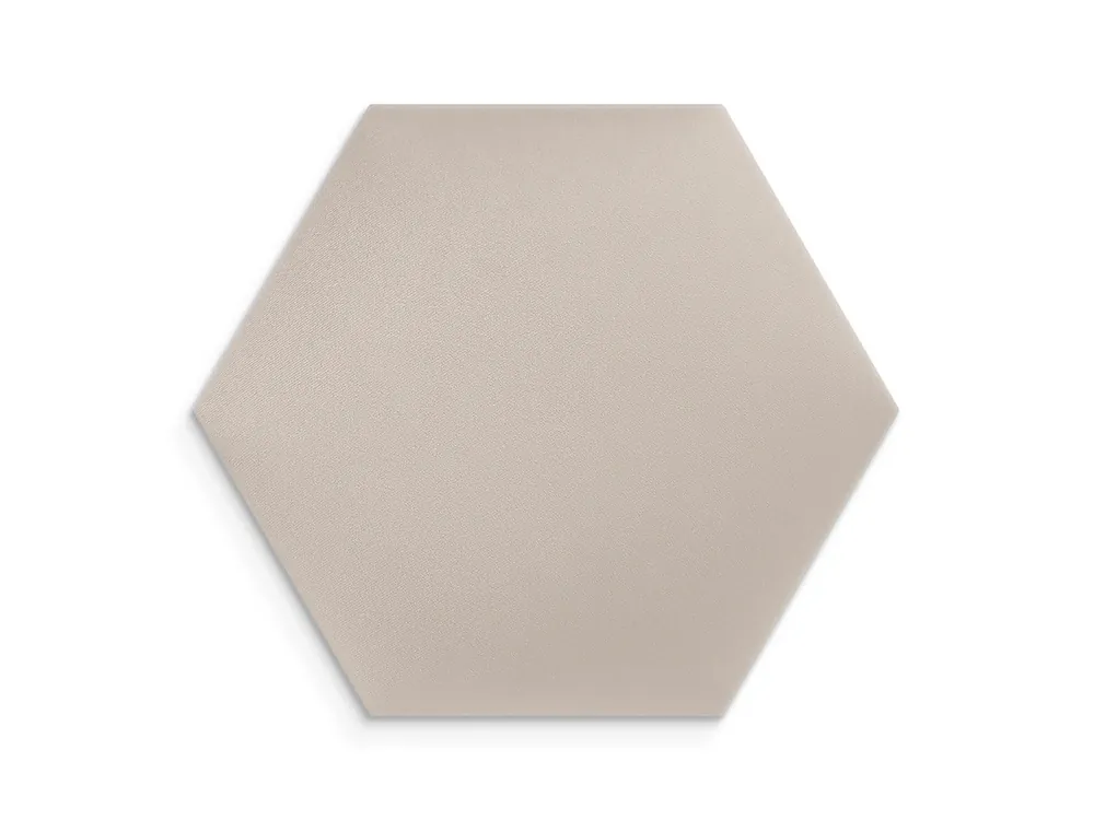 Panel ścienny Beżowy Welur 40x35 heksagon