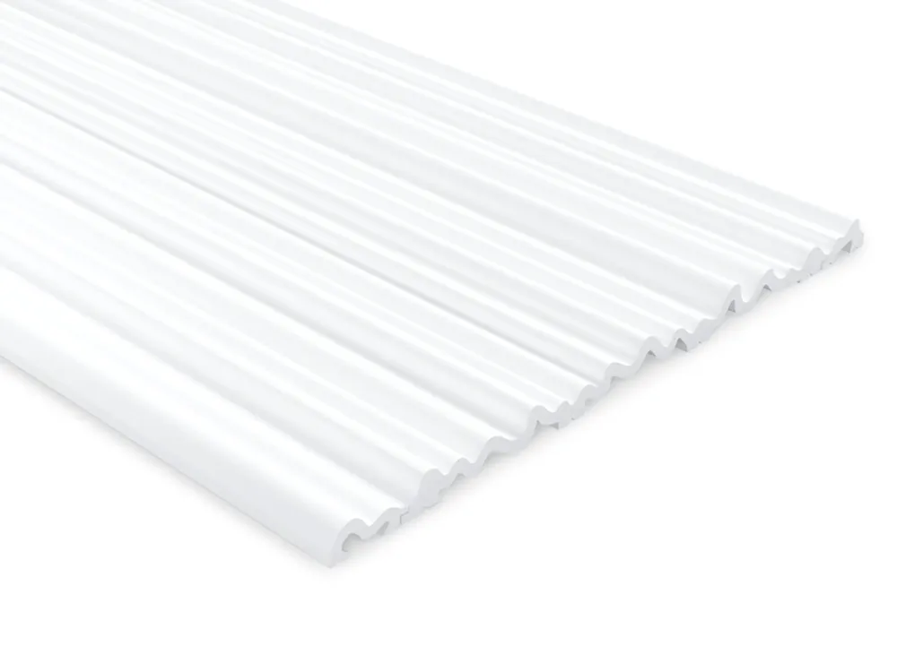 Lamel ścienny premium malowany na biało WP005TP Aria 200 cm Mardom Decor
