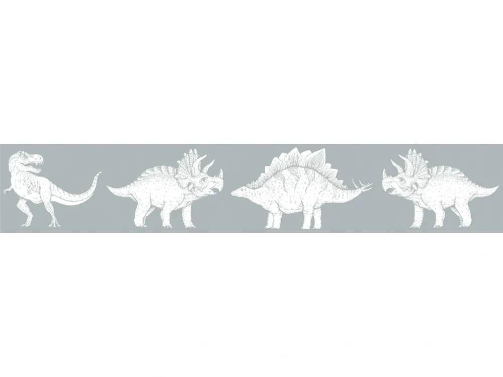 Border dinozaury jasny szary Kids Walls Little Adventures 45806 Marburg