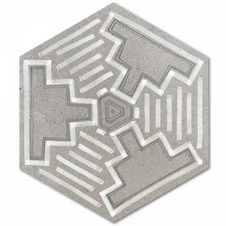 Hexagono Igneus Cemento 23,3x26,8