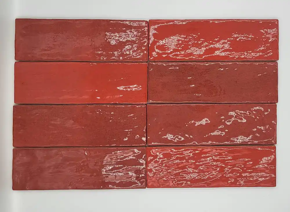 Harmony RIAD RED 6,5X20 Kafelki czerwone połysk