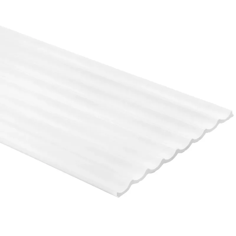 Biały panel ryflowany LUMIO WP002 - Mardom Decor